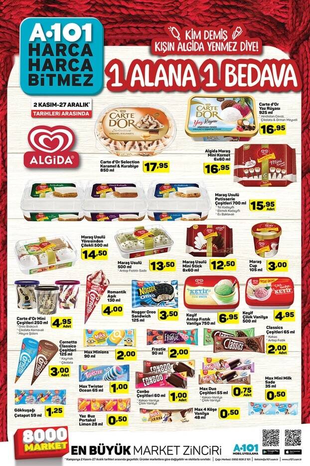 28 kasım 2019 a101 ürünleri
