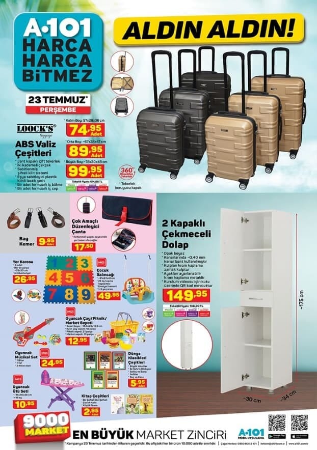23 temmuz 2020 a101 aktüel ürünler