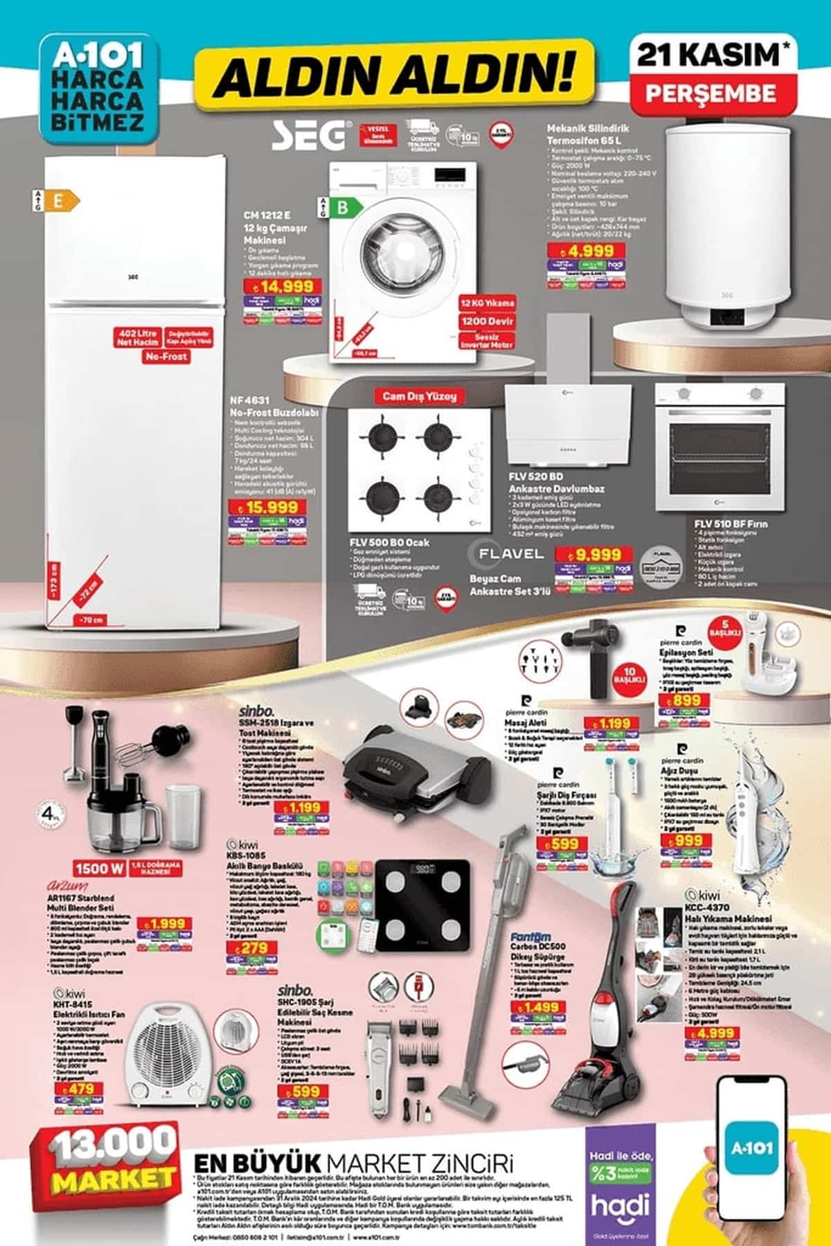 21 kasim A101 katalogu 2024