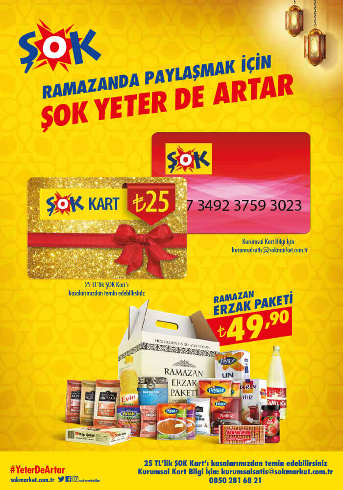 sok market ramazan erzak paketi